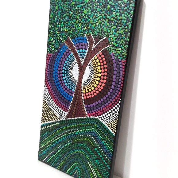 π¨ Mandala Tree Dot Painting - Picture 3 of 4